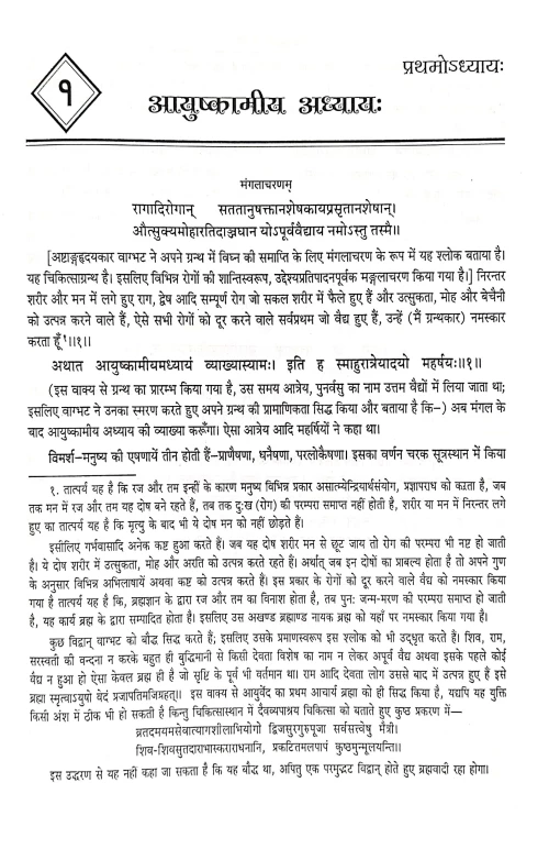 Ashtanga Hridayam Sutrasthanam ( KAS 1)